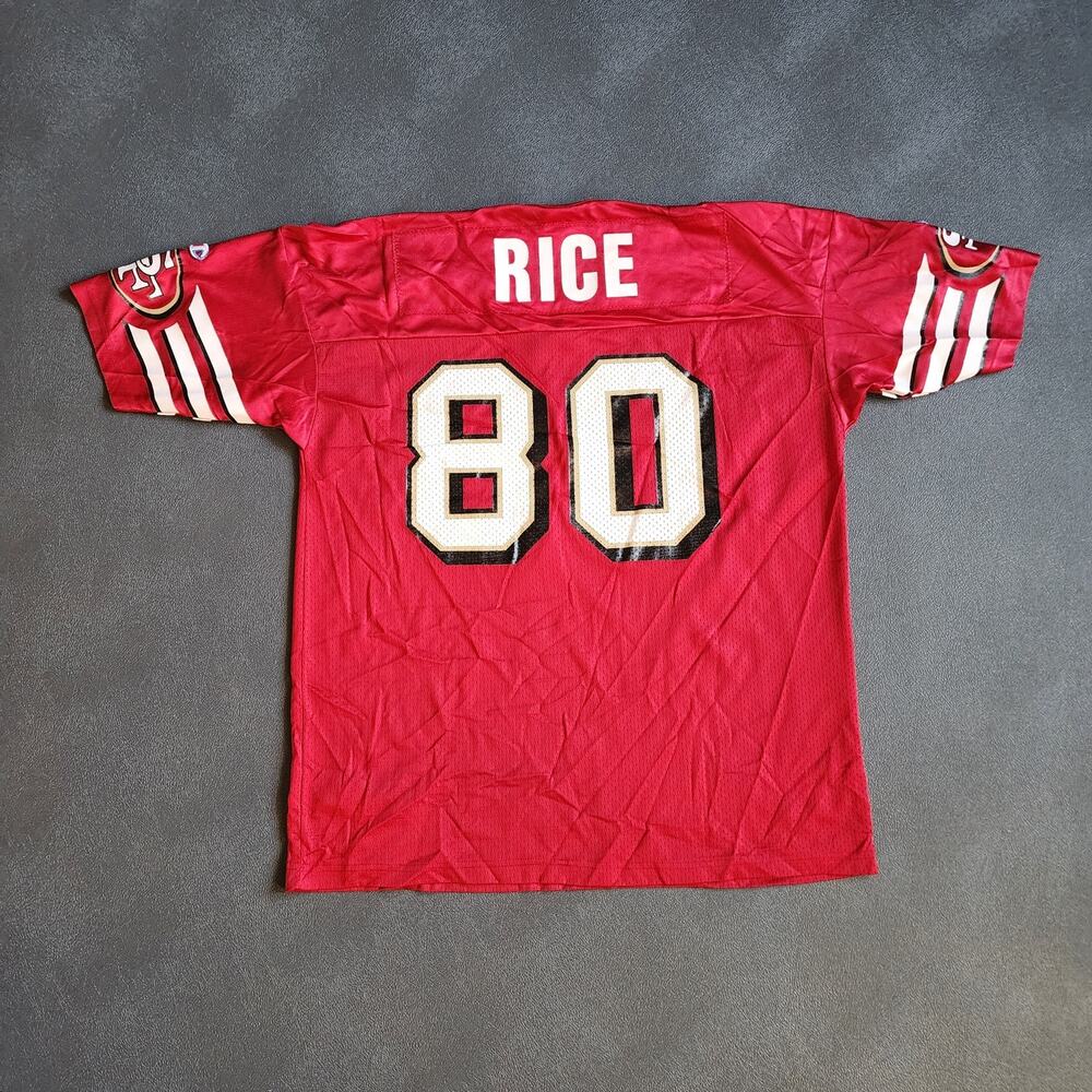 Vintage 90's Jerry Rice San Francisco 49ers Champion Home Jersey XL